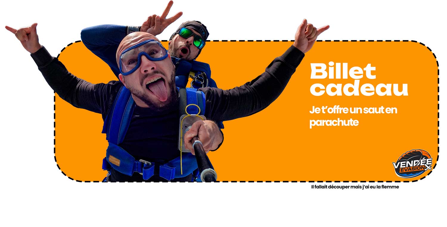 Bon Cadeau Saut en Parachute