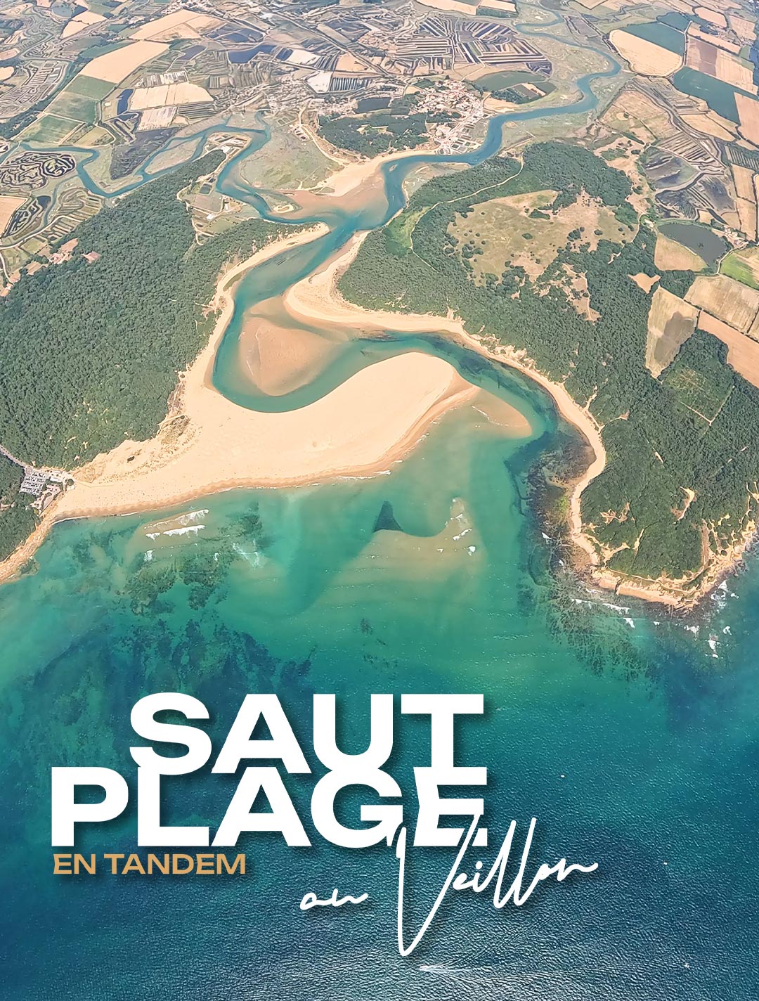 Saut plage sur le Veillon, une des plus belles plage de France.