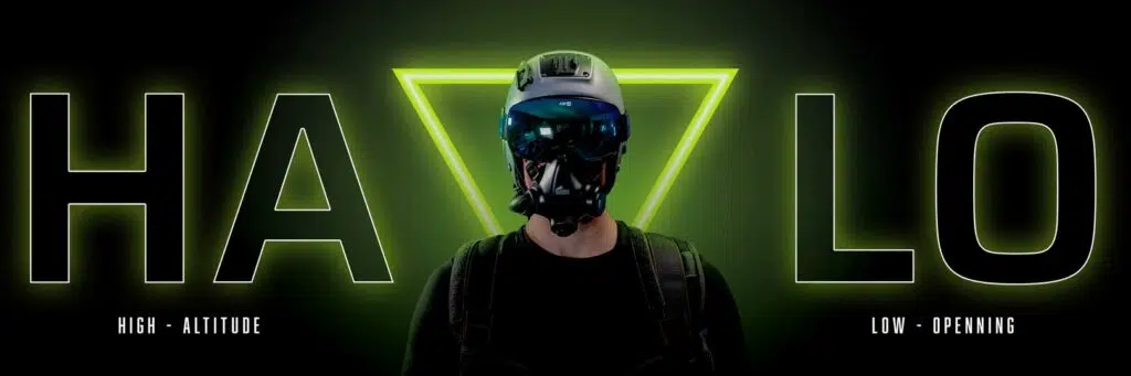 HALO parachutisme — High Altitude Low Opening — saut à haute altitude ouverture basse, Vendée Évasion aux Sables-d'Olonne, Vendée